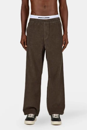 Bilaspur Wide Cord Pants Walnut Brown