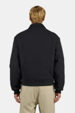 aiken-wooloptic-bomberjacket-black