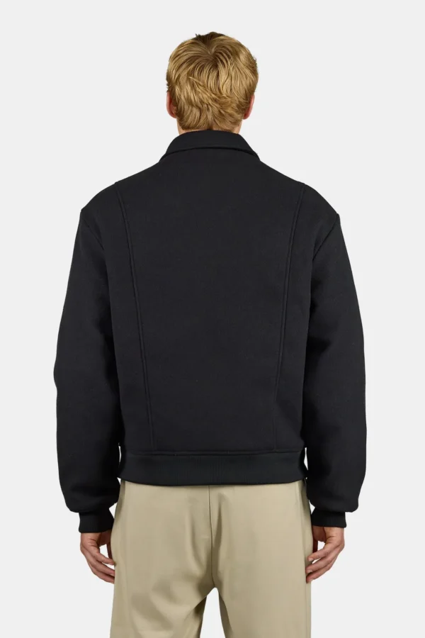 Aiken Wooloptic Bomberjacket Black