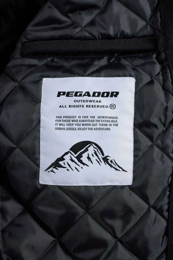 Aiken Wooloptic Bomberjacket Black