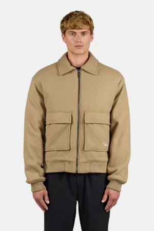 aiken-wooloptic-bomberjacket-sand