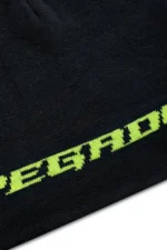 Alden Short Beanie Black Flash Green