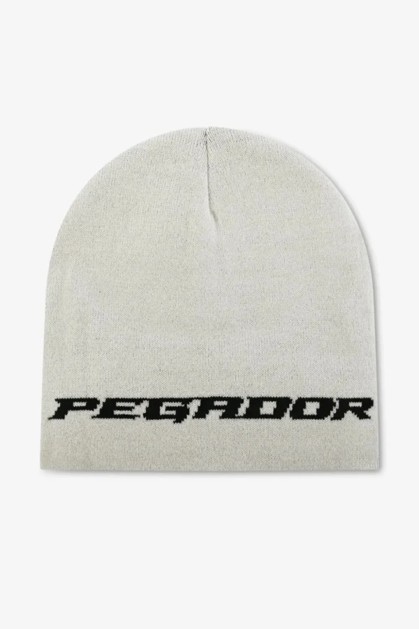Alden Short Beanie Light Beige Black