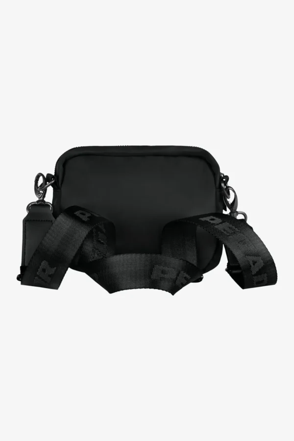 Amatu Logo Nylon Cross Body Bag Black