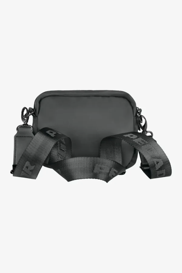 Amatu Logo Nylon Cross Body Bag Grey