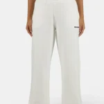 Anni Wide Sweat Pants Washed Warm White Black