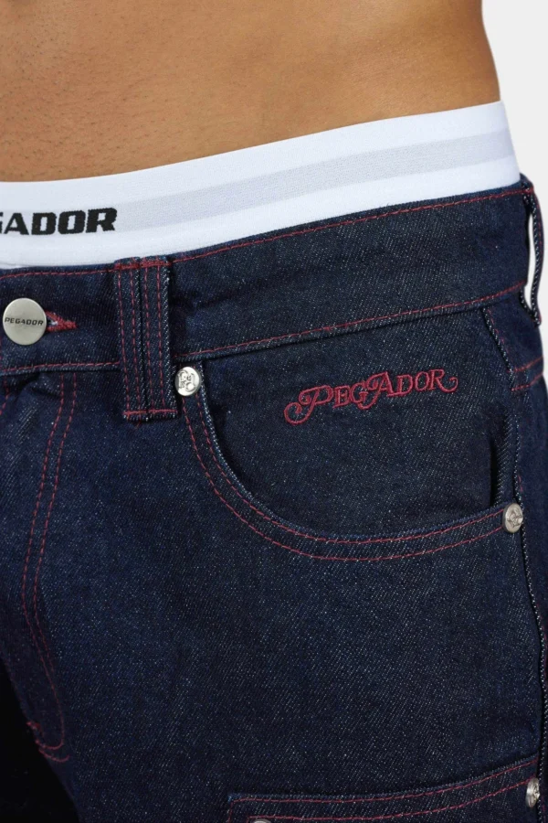 Apex Loose Jeans Dark Raw Blue
