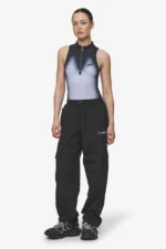 Ashira Sprayed Zip Bodysuit Black White