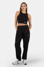 Ayla Crop Top Black White