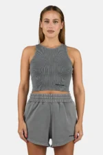 Ayla Crop Top Vintage Grey