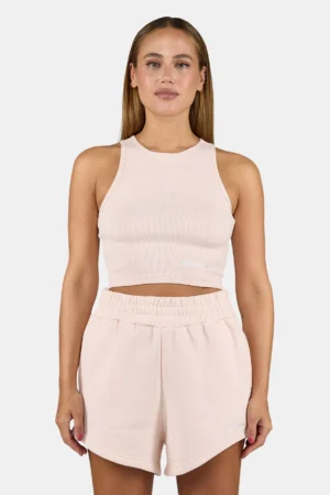 Ayla Crop Top Washed Dusty Rose