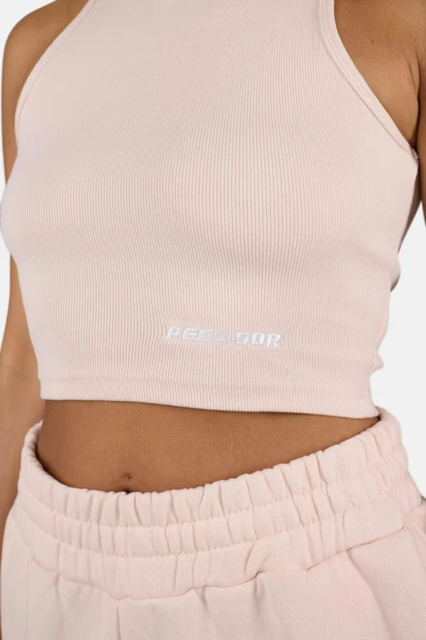 Ayla Crop Top Washed Dusty Rose