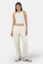 Ayla Crop Top Washed Unbleached