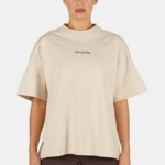 Barletta Heavy Oversized Tee Washed Cozy Beige