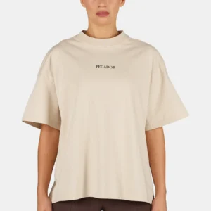 Barletta Heavy Oversized Tee Washed Cozy Beige