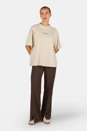 Barletta Heavy Oversized Tee Washed Cozy Beige