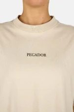 Barletta Heavy Oversized Tee Washed Cozy Beige