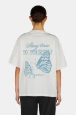 Beja Heavy Oversized Tee Washed Snow White