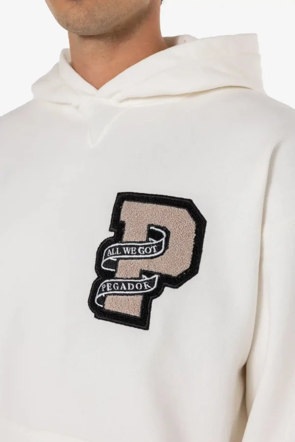 Bexley Oversized Hoodie Washed Warm White