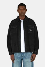 Bilaspur Oversized Cord Shirt Black