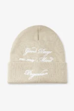 Boras Beanie Sand White