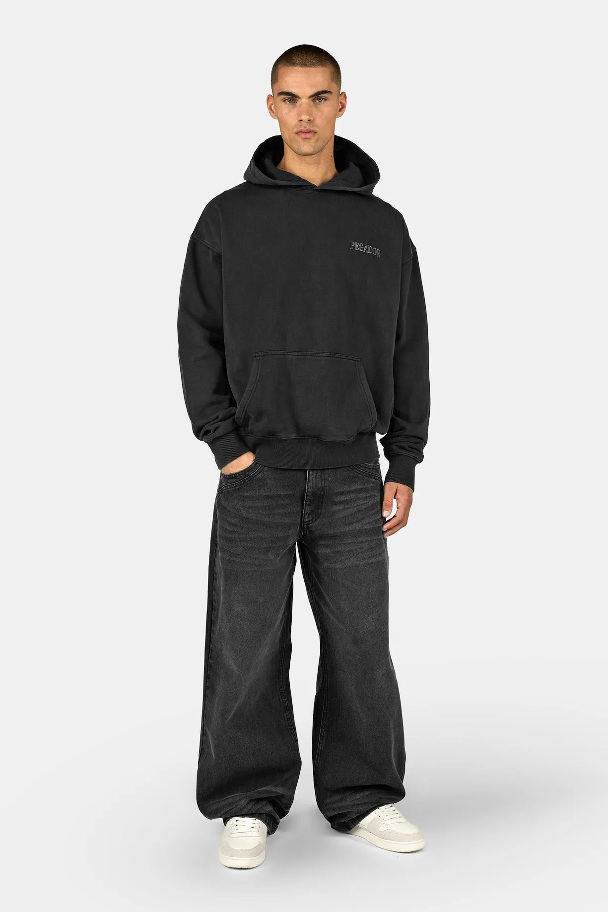 Bruneck Oversized Hoodie Vintage Black Bruneck Oversized Hoodie Vintage Black