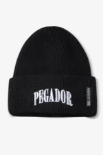 Burbank Knit Beanie Black White