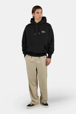 Carlon Oversized Hoodie Washed Black