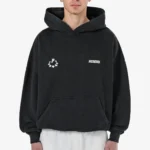 Cote Boxy Hoodie Vintage Black