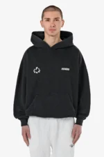 Cote Boxy Hoodie Vintage Black