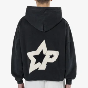 Cote Boxy Hoodie Vintage Black