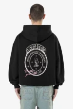 Crego Oversized Hoodie Washed Black