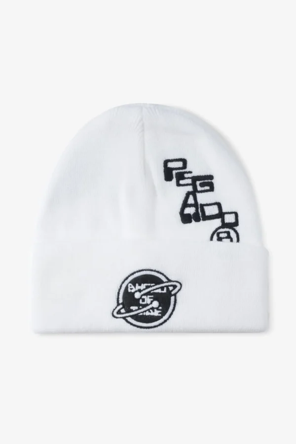 Danby Beanie White Black