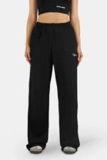 Dayita Loose Rib Pants Washed Black