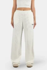 Dayita Loose Rib Pants Washed Warm White