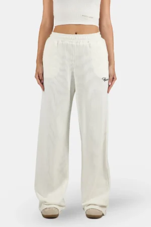 Dayita Loose Rib Pants Washed Warm White