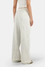 Dayita Loose Rib Pants Washed Warm White