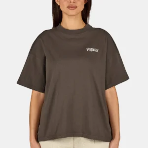 Deva Heavy Oversized Tee Washed Walnut Brown