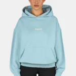 Deva Oversized Hoodie Washed Frost Blue
