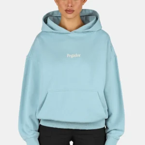 Deva Oversized Hoodie Washed Frost Blue