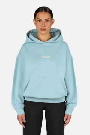 Deva Oversized Hoodie Washed Frost Blue