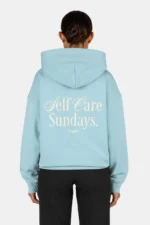 Deva Oversized Hoodie Washed Frost Blue