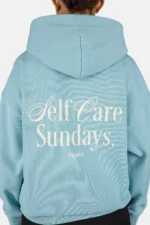 Deva Oversized Hoodie Washed Frost Blue