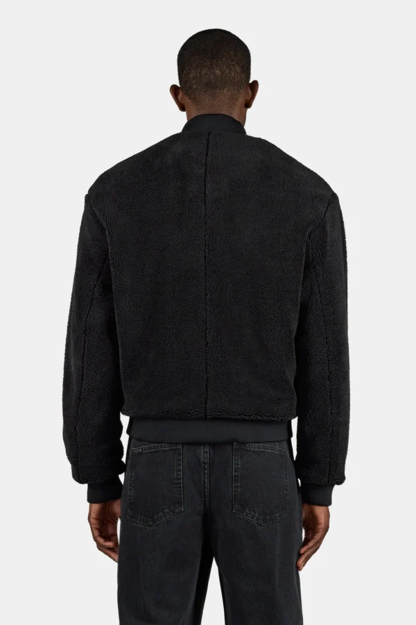 Ember Teddy Bomberjacket Black