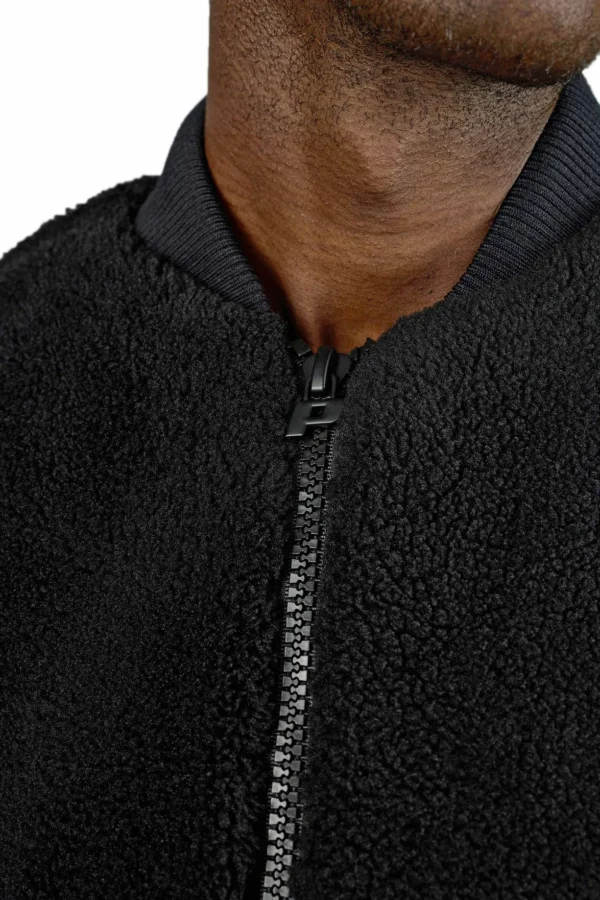 Ember Teddy Bomberjacket Black