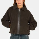 Enna Teddy Jacket Walnut Brown