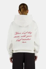 Felin Oversized Hoodie Washed Warm White