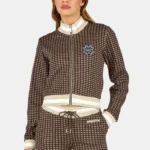 Ferrara Slim Track Jacket Washed Walnut Brown