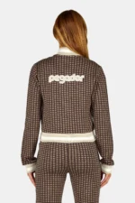 Ferrara Slim Track Jacket Washed Walnut Brown
