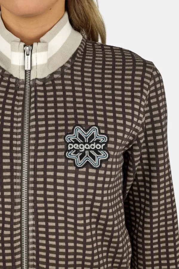 Ferrara Slim Track Jacket Washed Walnut Brown